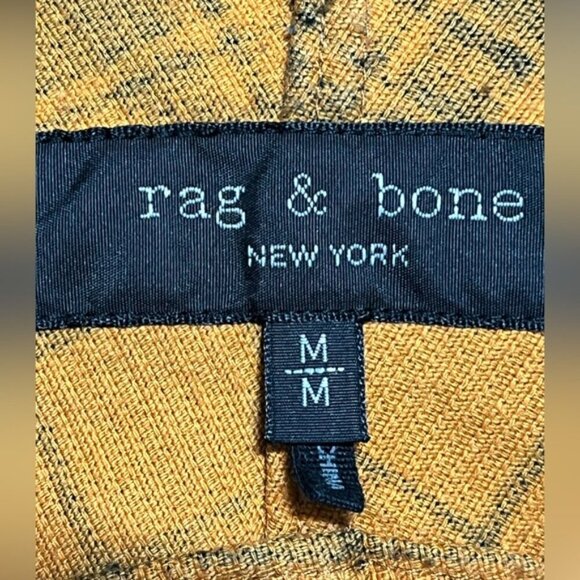 Rag & Bone Plaid Shirt – Medium – Brown & Black – 100% Cotton – Made in China - Picture 8 of 12